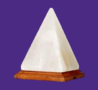 Snow White Pyramid Lamp